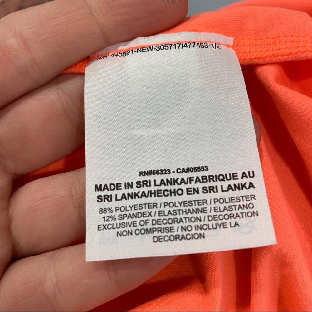 Nike Soft Orange Racerback Tank Size Medium - Picture 6 of 6